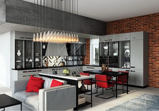 Оформление кухни в стиле модерн