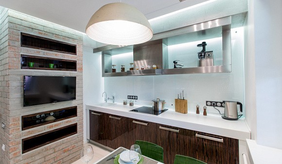 Глянцевая кухня в Санкт-Петербурге