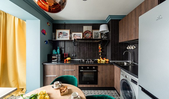 Темная кухня в Ростове-на-Дону