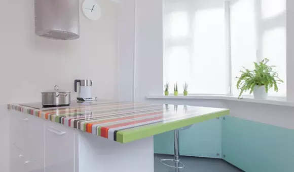 Глянцевая кухня в Анапе