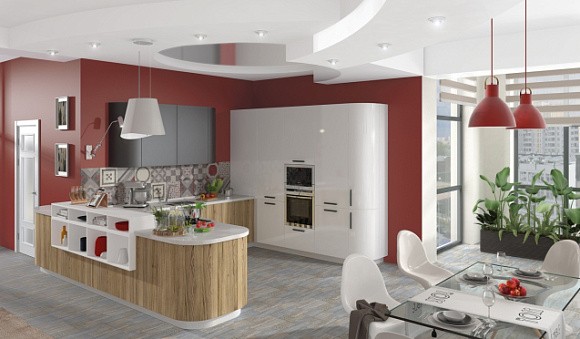 Белая кухня в Санкт-Петербурге