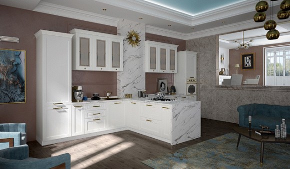 Серая кухня в Егорьевске