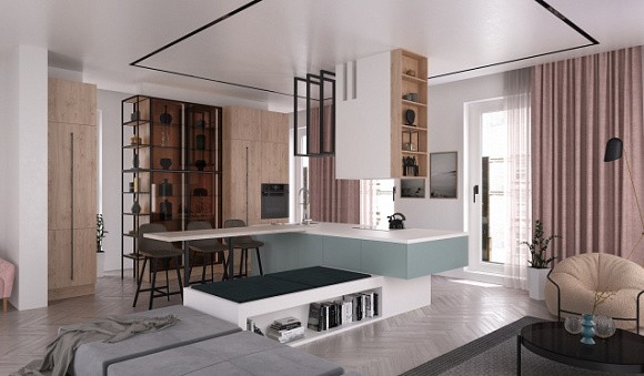 Белая кухня в Санкт-Петербурге