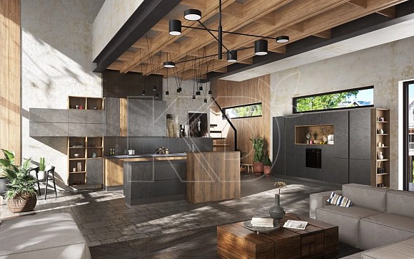 Оформление кухни в стиле модерн