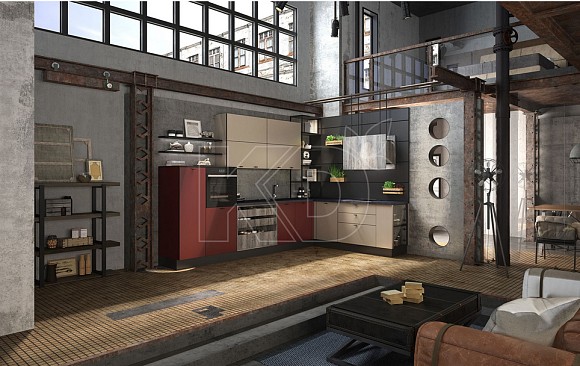 Недорогие угловые кухни МДФ