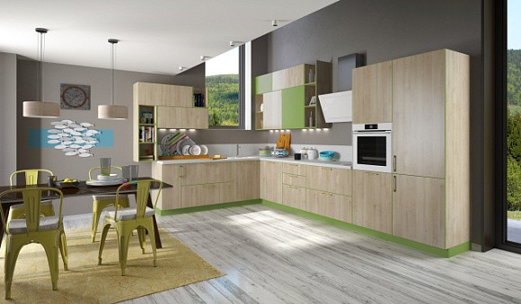 Коричневая кухня в Воронеже