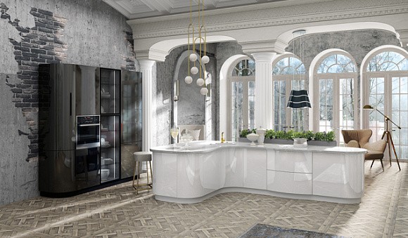 Белая кухня в Санкт-Петербурге