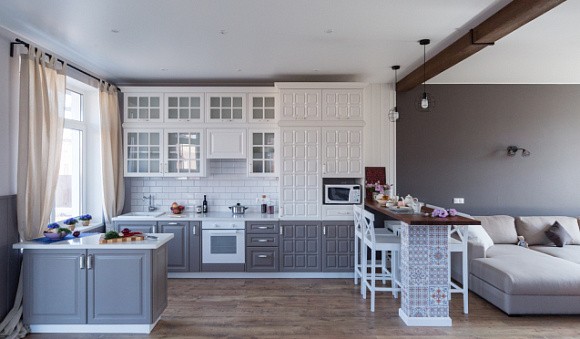 Серая кухня в Сызрани