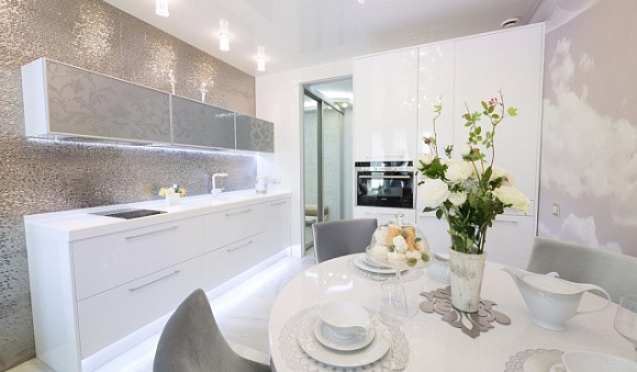 Светлая кухня в Арзамасе