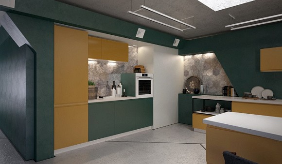 Желтая кухня в Казани