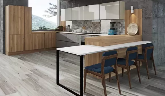 Серая кухня в Сызрани