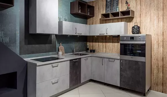 Серая кухня в Санкт-Петербурге