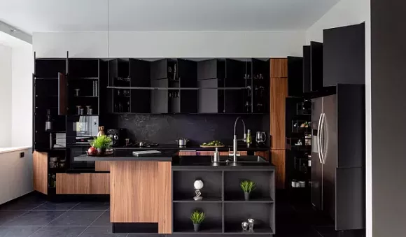 Черная кухня в Новосибирске