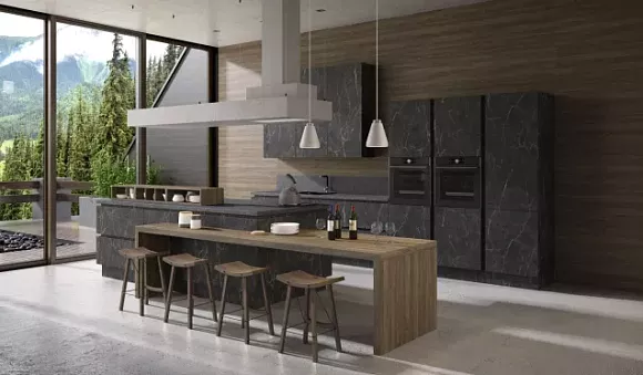 Черная кухня в Новосибирске