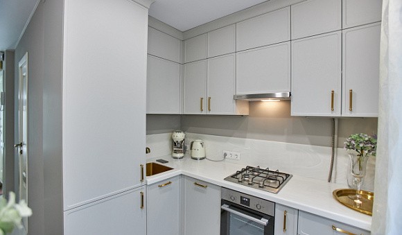 Светлая кухня в Обнинске