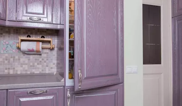 Фиолетовая кухня в Твери