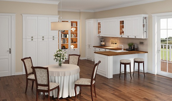 Светлая кухня в Арзамасе