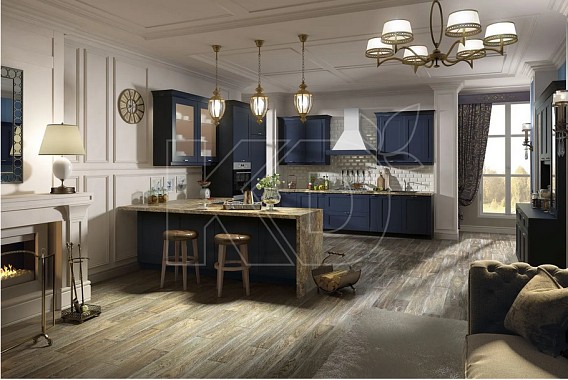 проект П-образной кухни