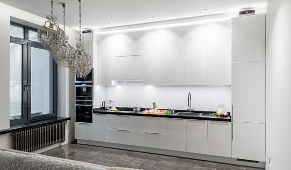 Глянцевая кухня в Санкт-Петербурге