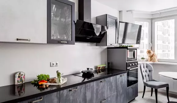 Серая кухня в Санкт-Петербурге