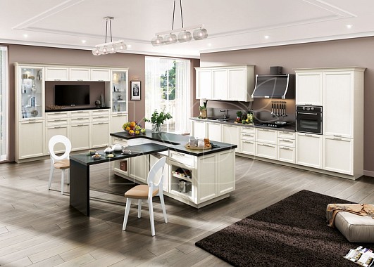 Фасады из массива ясеня для кухни