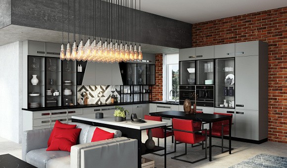 Темная кухня в Ростове-на-Дону