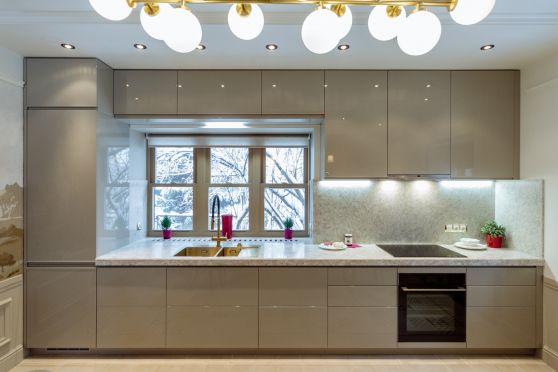 Глянцевая кухня