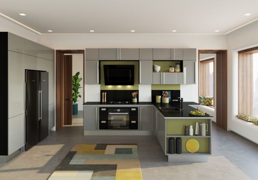 Кухня без ручек